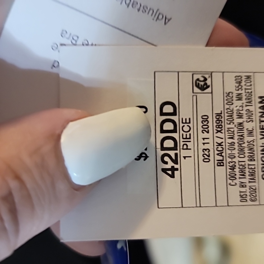 Auden Black Full Coverage Bra 42DDD 42F Nwt - Picture 4 of 7